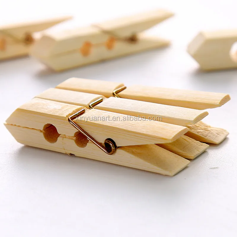 High quality bamboo clothes photo clip custom paper clip