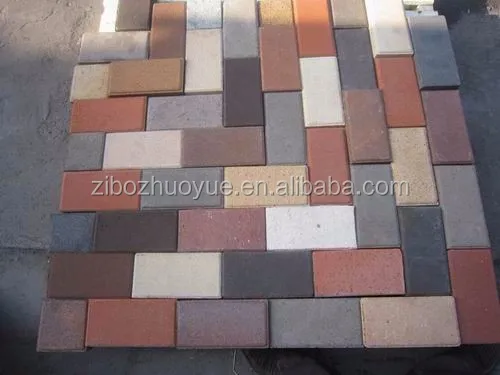 Мощение квадратных кирпичей Водопроницаемый кирпич