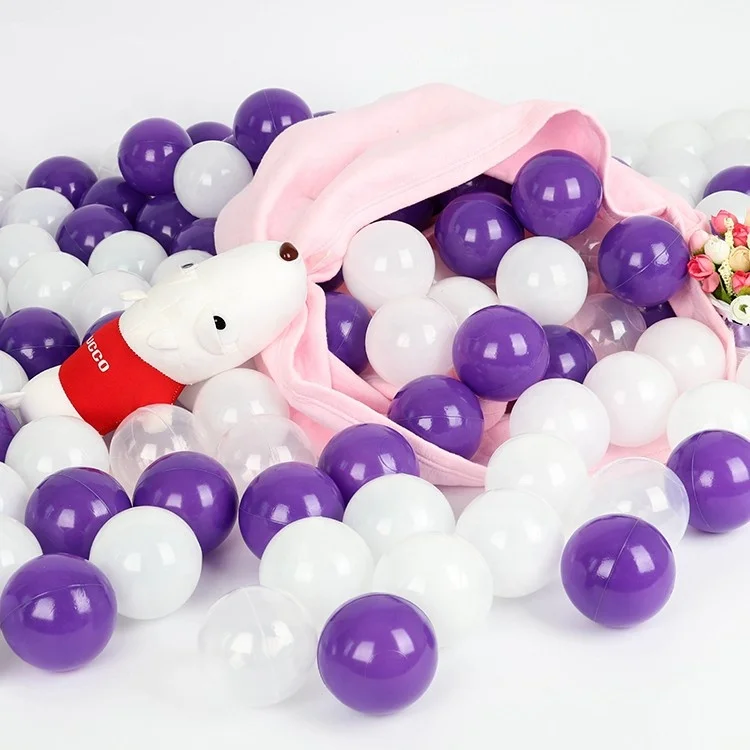 Colorful Eco-Friendly Plastic Pit ball Children Play cheap custom ocean Ball