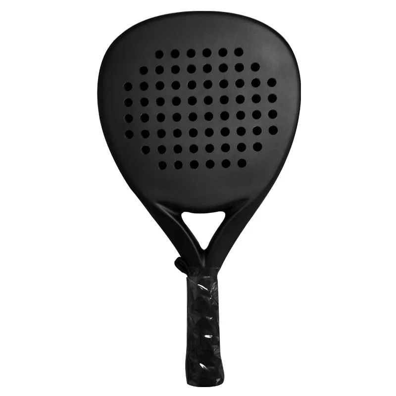 Carbon and fiberglass paddle racket  beach tennis racket graphite high performance hot sale shape racquet WTP001