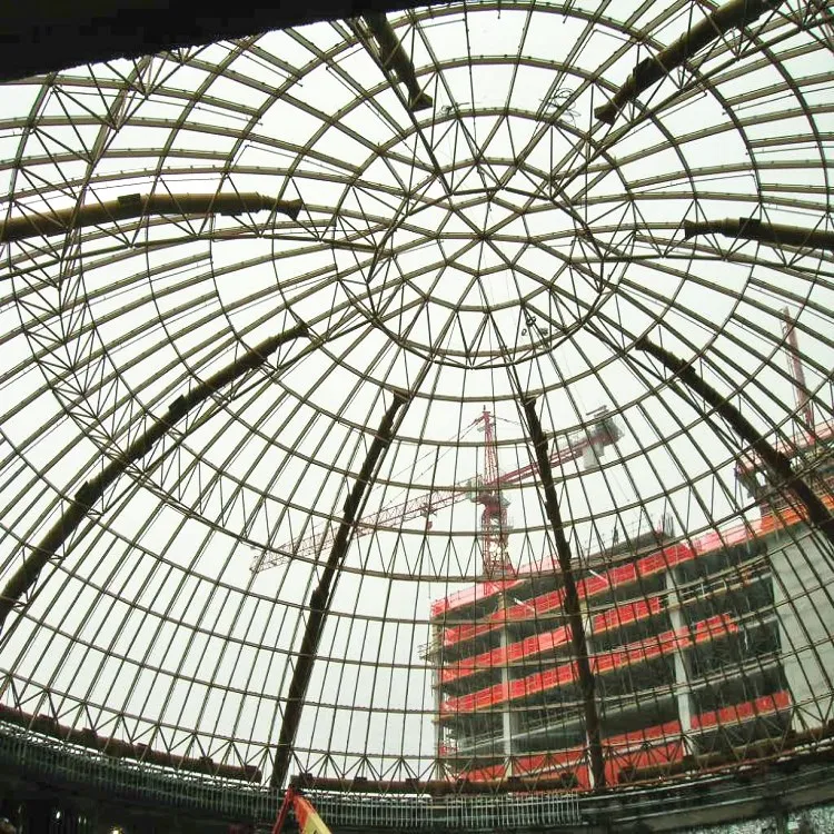 Prefabricated polycarbonate round skylight dome roof