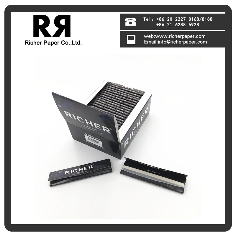  Richer brand arabic gum cigarette rolling paper quality as