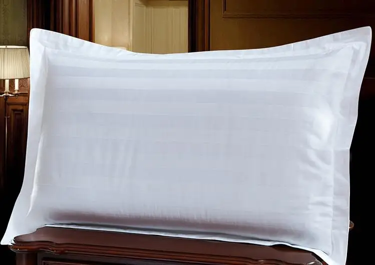 Customized 60s jacquard hotel pillowcase for wholesale