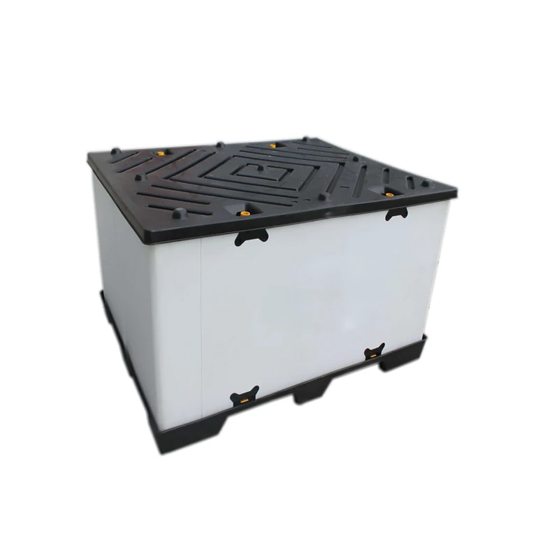 Сверхмощный складной пластиковый картон ящик для гофрированных поддонов под заказ пластиковые картонные коробки