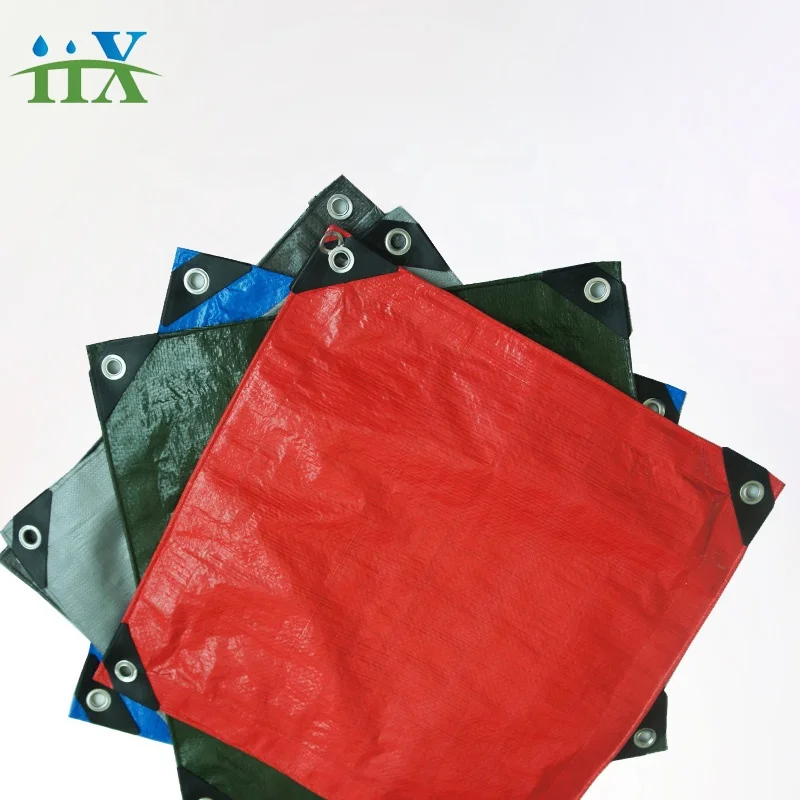 
China high quality outdoor waterproof fabric tarp pe tarpaulin 