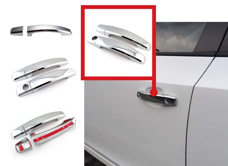 Самый продаваемый автомобиль частей аксессуары пластиковые крышки ручки двери крома для Chevrolet