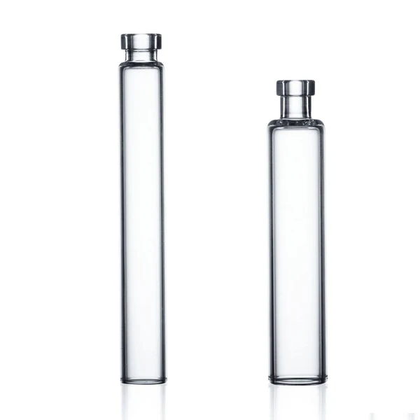 1.5ml-3.0ml Clear Glass Dental Cartridge with Rubber Stopper and Al-cap