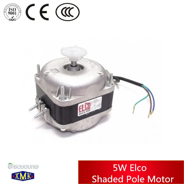 Made in Italy 5W copper wire condenser square Elco fan motor