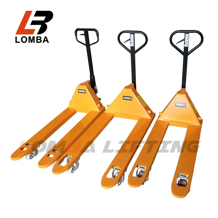 1ton 2 ton 2.5 ton manual Hydraulic Jack foshan machinery hand pallet truck