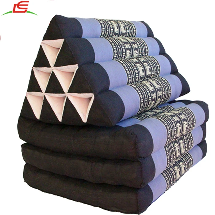 THAI TRIANGLE PILLOW DECORATIVE KAPOK COTTON CUSHION