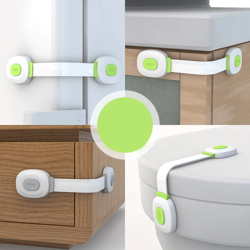 Шкафы с выдвижными холодильник малышу мебель ремень защелки клей ребенок Детская безопасность замки комплект uw-077