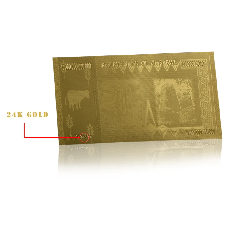 
Hot Sale Money 100 Trillion Dollars Gold Zimbabwe Saudi Euro Banknotes Shipping With Zimbabwe Flag For Sale 