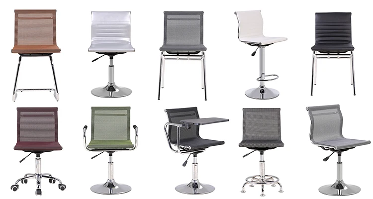 wholesale low back breathable green mesh swivel small size visitor chair