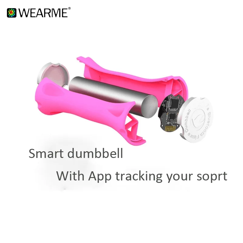 Smart dumbbells with app for manage your workout gym dumbbells