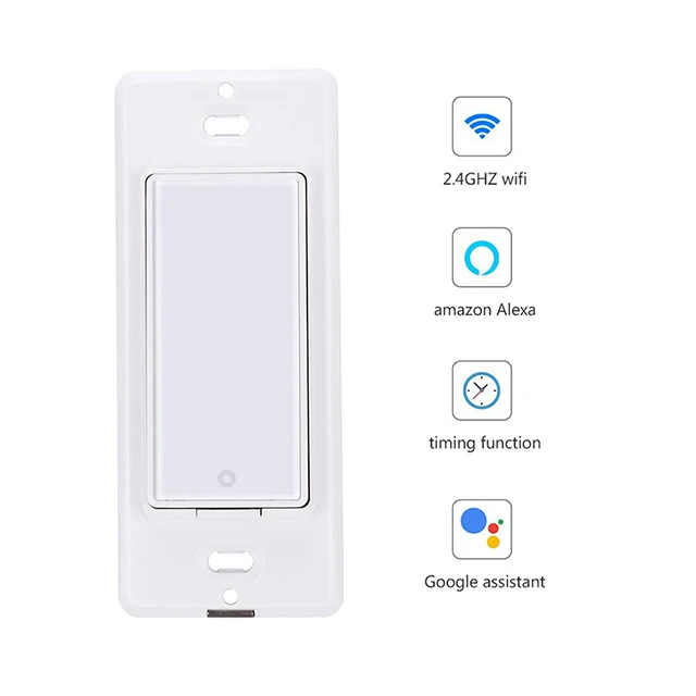 
Zigbee Wireless Smart Home Electric Wifi Light Alexa Switch 