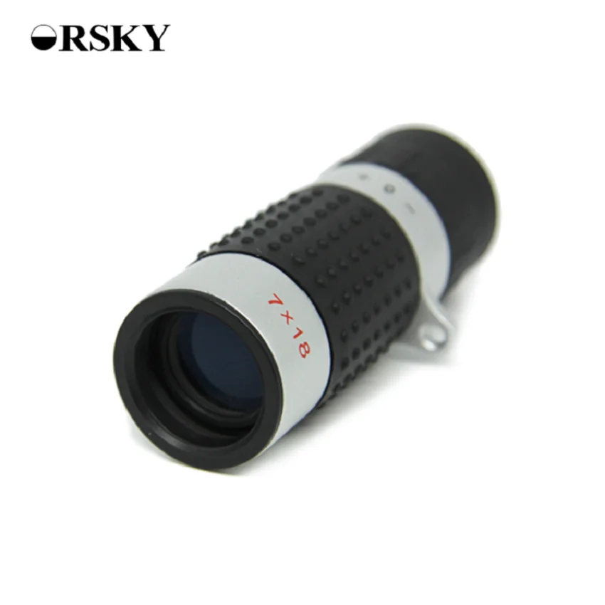 2024 high definition single 7X18 pocket monocular telescope