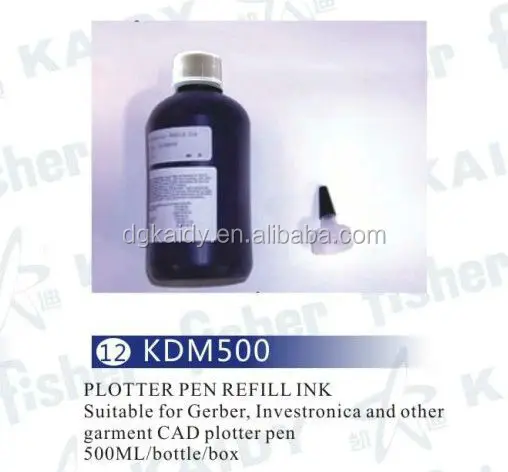 Gerber CAD plotter ink for gerber pen