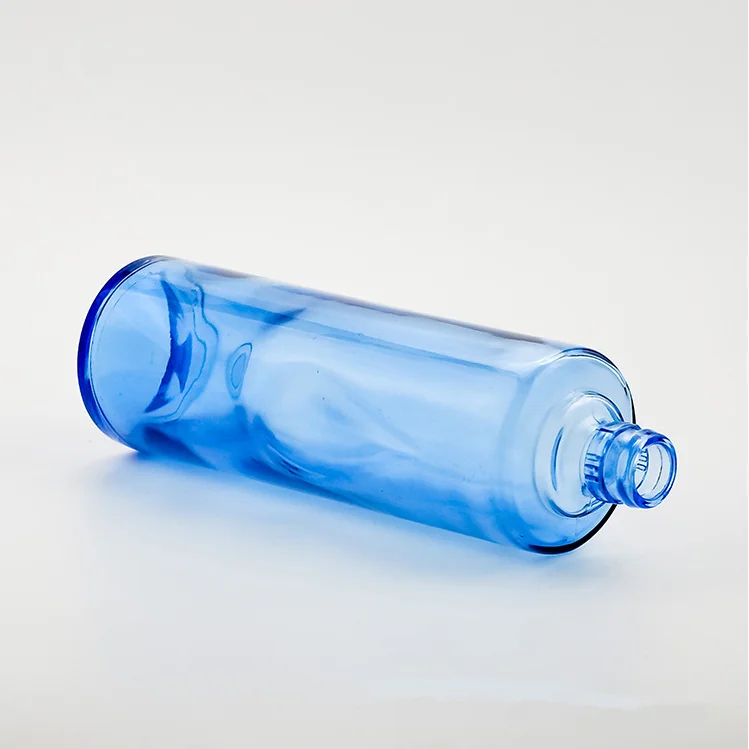 500ml SkyBlue Colour Mineral Water / Purified Water Glass Bottle with Crown Cap