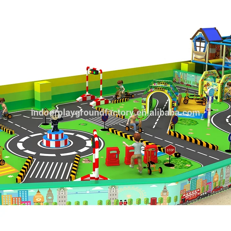 Cowboy Small Children Commercial Project Supplier Ball Pool Slide Big Area Multi-Functional Indoor Playground Equipment