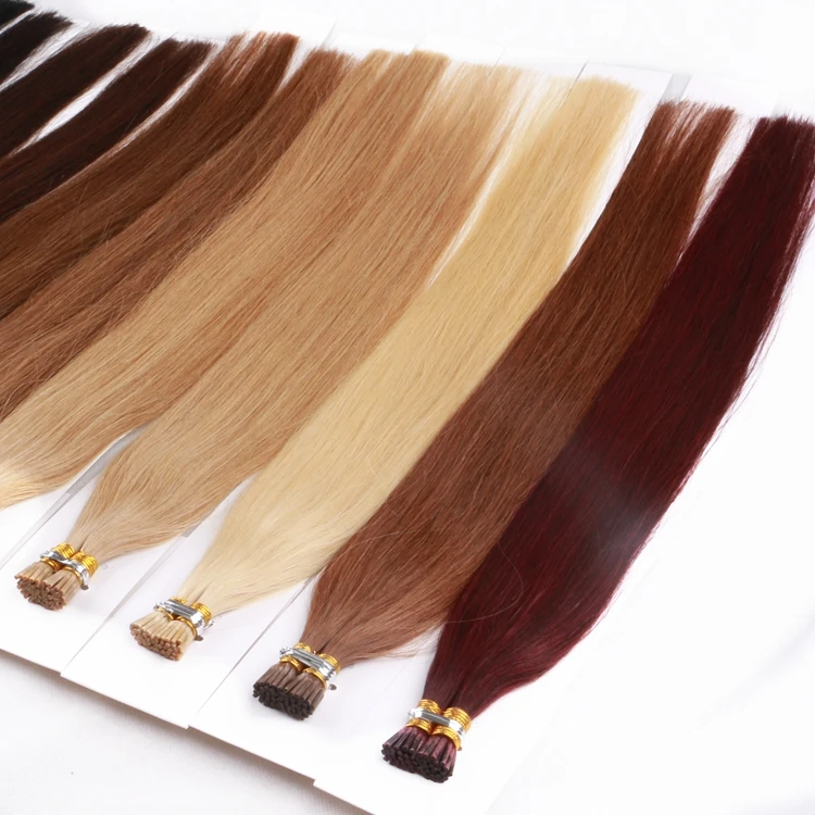 XUCHANG HARMONY 50grams 20inch 1g/piece machine-made remy quality stick i tip human hair extension