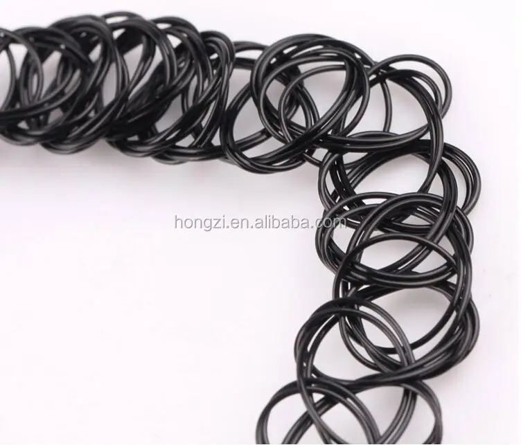 Summer Style Collares Women Girls Vintage Stretch Tattoo Choker Necklace Set Retro Gothic Punk Elastic Adjustable Stretchy