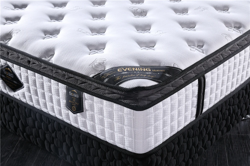 15 years warranty 3 zone spring coil comfort hotel pocket spring hybrid mattress