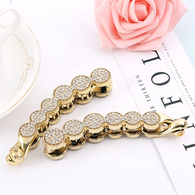 Women Plastic Hair Clip Diamond Hair Claws Accessories