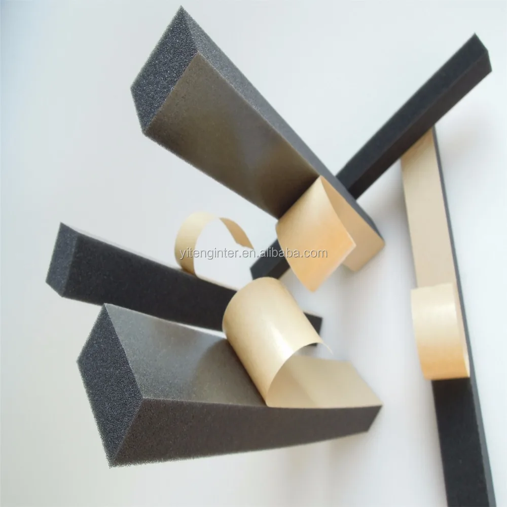 
Different PU Foam Strip with Different Adhesive Tapes for Sealing Acoustic 