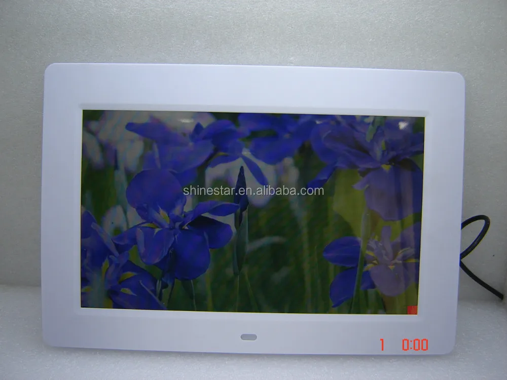 7 Inch TFT digital LCD video ads player frame