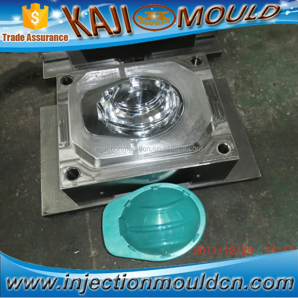 Make high quality cheap plastic injection molding, safety helmet mold, plastic helmet moulds