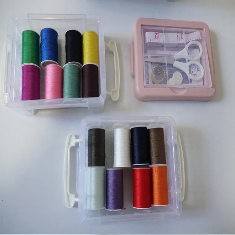 Wholesale diy small portable travel sewing kit set