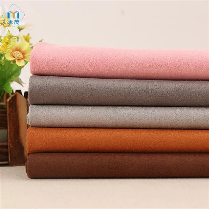 huzhou new fashion polyester spandex scuba suede fabric