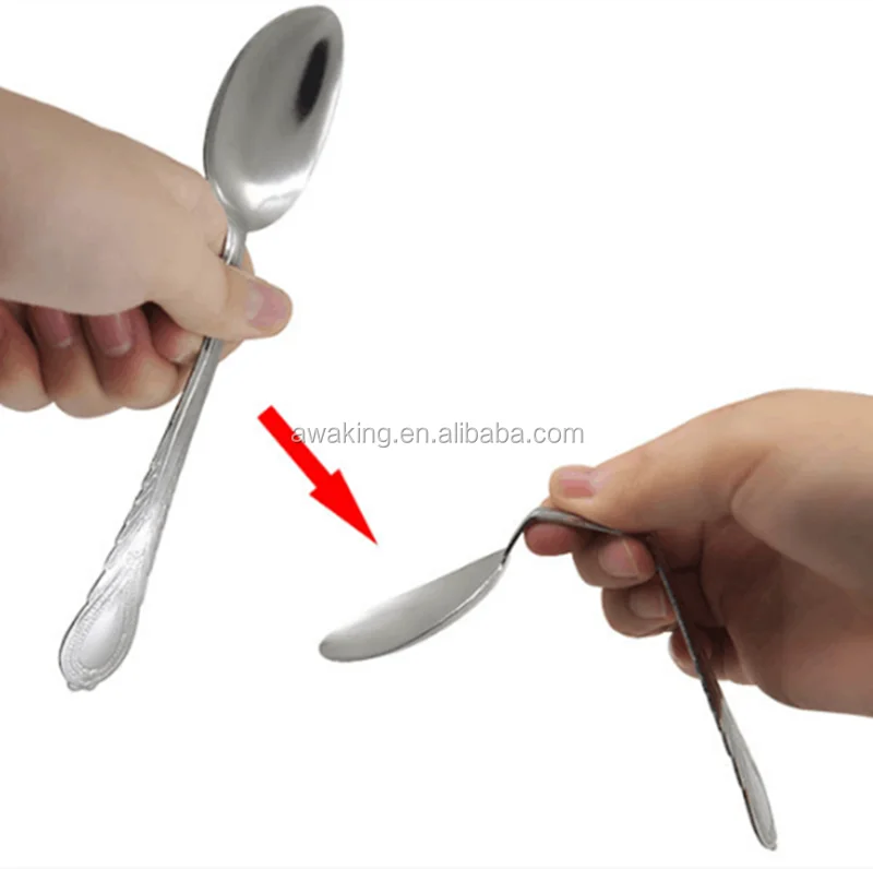 New Arrival Self Bending spoon Mentalism Magic Gimmick Close-Up Magic Props Magic Tricks