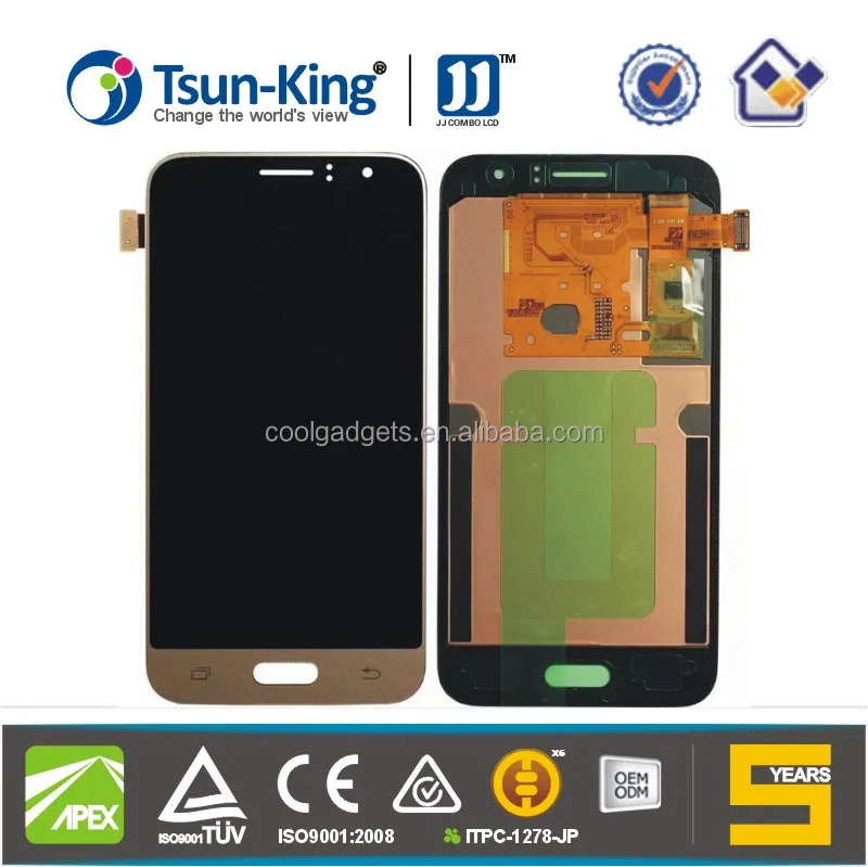 Tsun-King Combo LCD Replacement LCD for Galaxy J1 J120 2016 SM-J120FDS Galaxy J1 6 Duos LTE Galaxy Preto Display + Touch