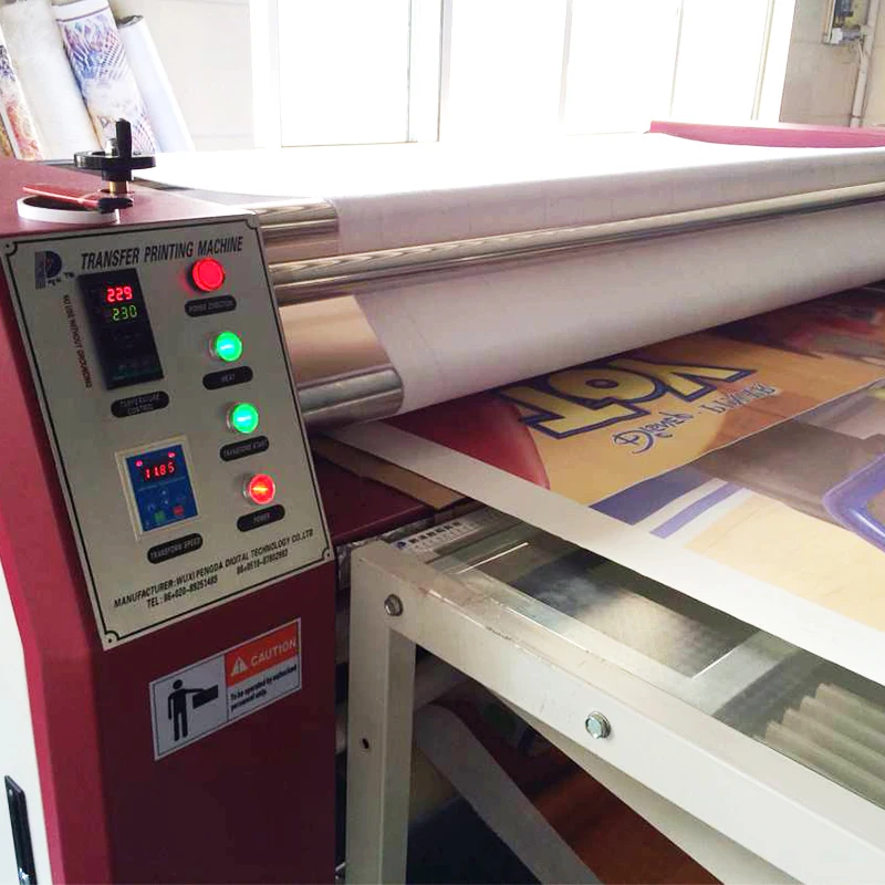 
High quality roller fabrics heat transfer printing machine 600mm drum press sublimation transfer 