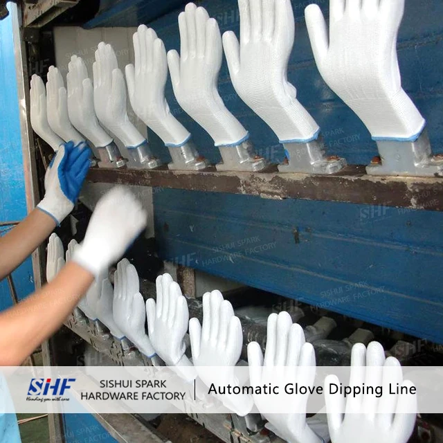 NBR/NR Wrinkle Glove Dipping Production Line/Nitrile Glove Machine