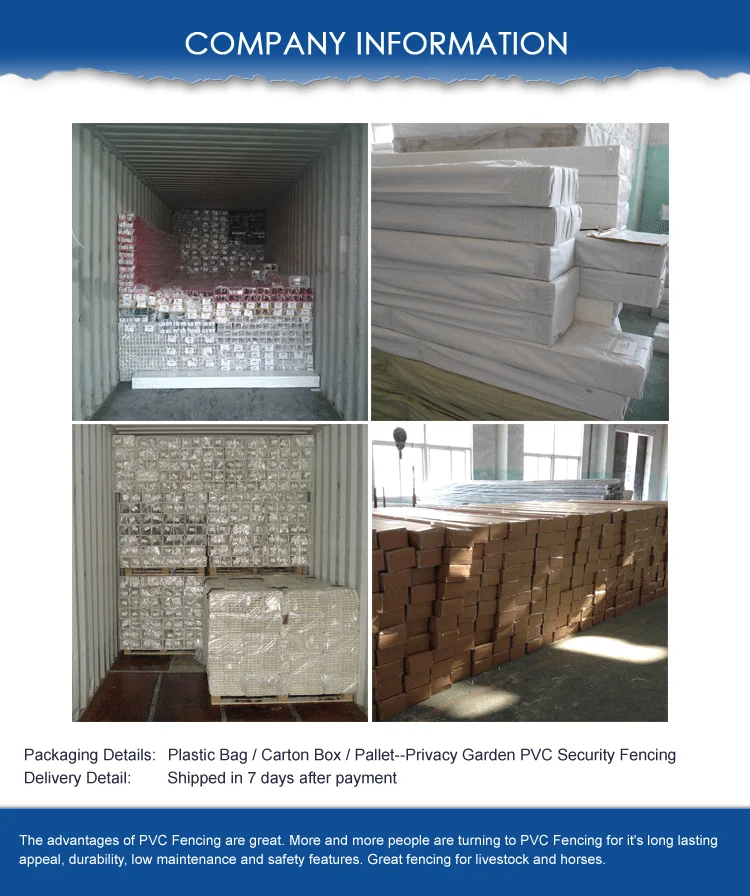 
Hot New Designs Plastic Privacy Fence Panels For Sale 