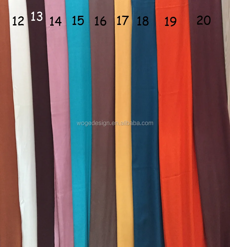Classic UK beautiful popular hijabs factory wholesale ladies plain solid viscose scarfs pashmina with 41colors available stock
