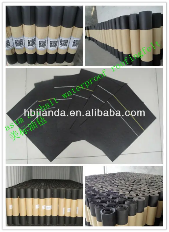 building waterproof tar paper asphalt roofing membrane