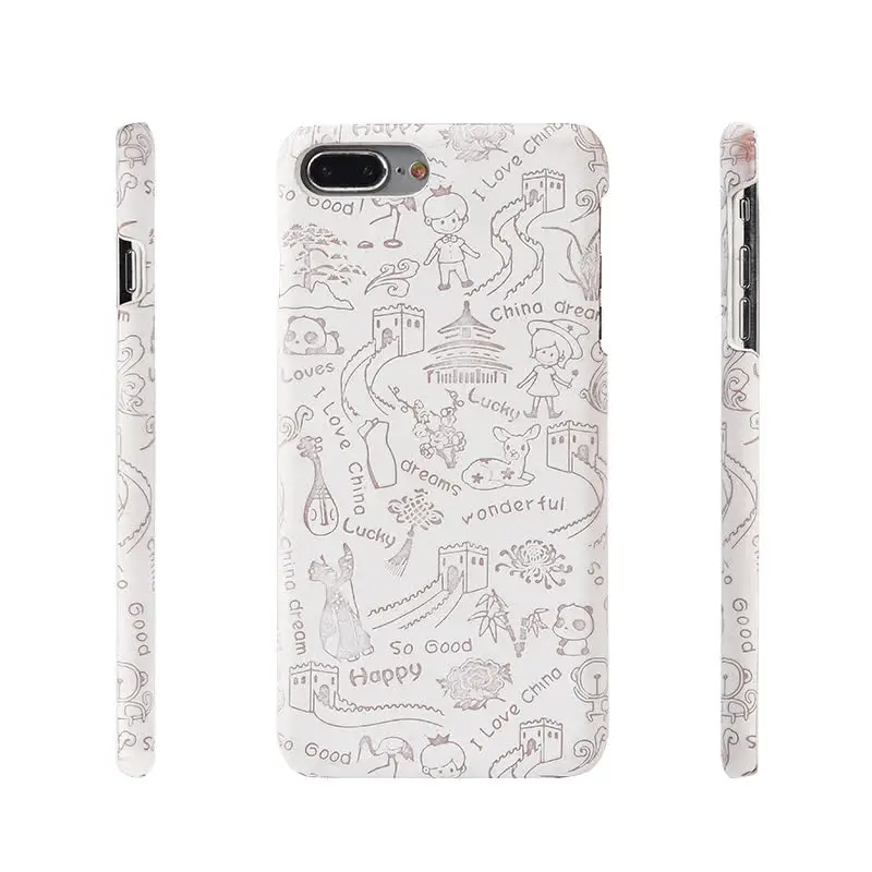 China Factory OEM Fashion PC Cell Phone Back Housing Case for iPhone 7 Plus