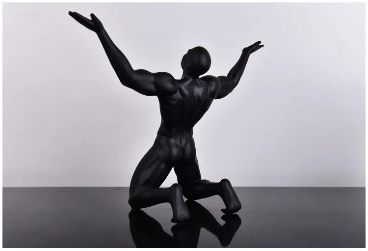 Custom christmas gift green man abstract statue