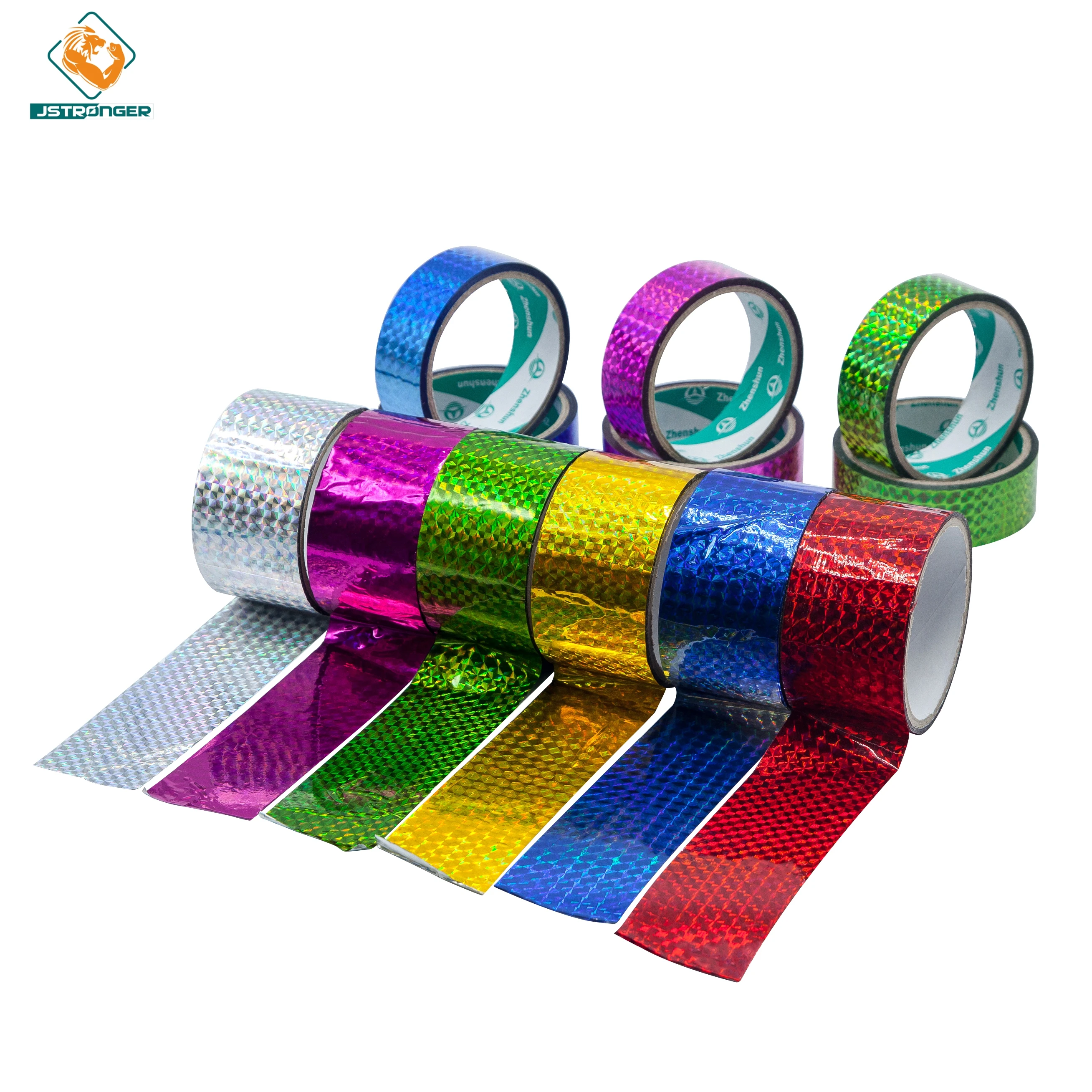 Best price free samples bopp adhesive hologram tape/decorative holographic laser tape