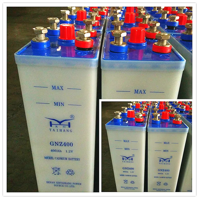 1.2V400 Ah Pocket Type Nickel Cadmium Battery 400AH Ni-Cd Battery bank 110V 220V for UPS Power Station