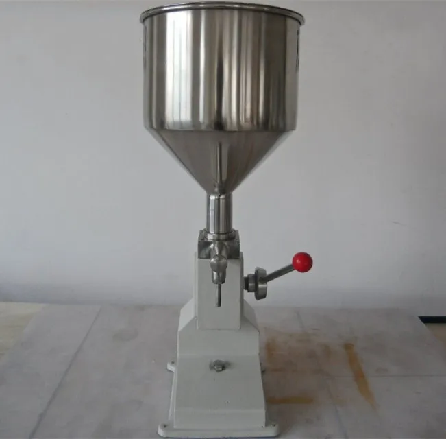 5-50ml manual cream mayonnaise paste sauce filling machine