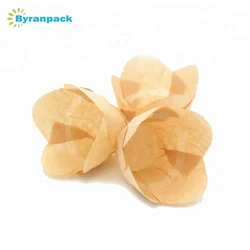 Original color factory outlet greaseproof paper lotus cupcake liners