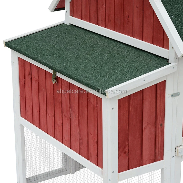 Barn Backyard Chicken Coop With Covered Run