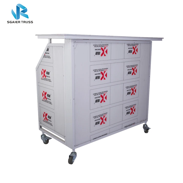 High Quality Mobile Portable Bar Counter With Wheels