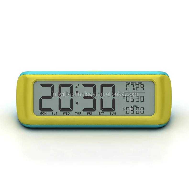 Private Mold ABS Kids Digital Alarm Clock with Backlight and Temperature (60780611273)