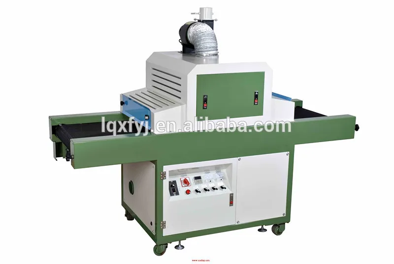 высокое качество уф-отверждения машина с тефлоновой пояс из 600mm