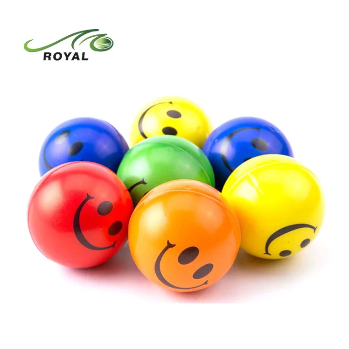 
Cheap Wholesale Yo Yo PU Smile Stress Ball 